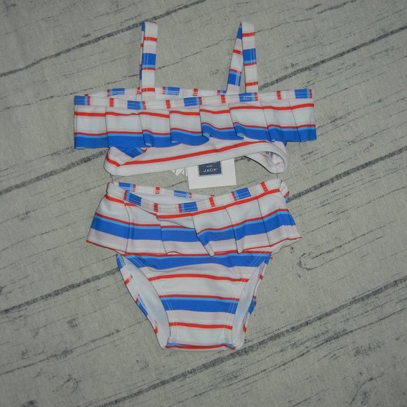 NWT Janie and Jack Ruffle Swimsuit (6-12 months) Tankini Bikini - Picture 1 of 2